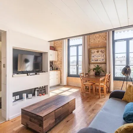 Apartman Le Canut Lyonnais - Loft Classe 3 Etoiles Avec Mezzanine *